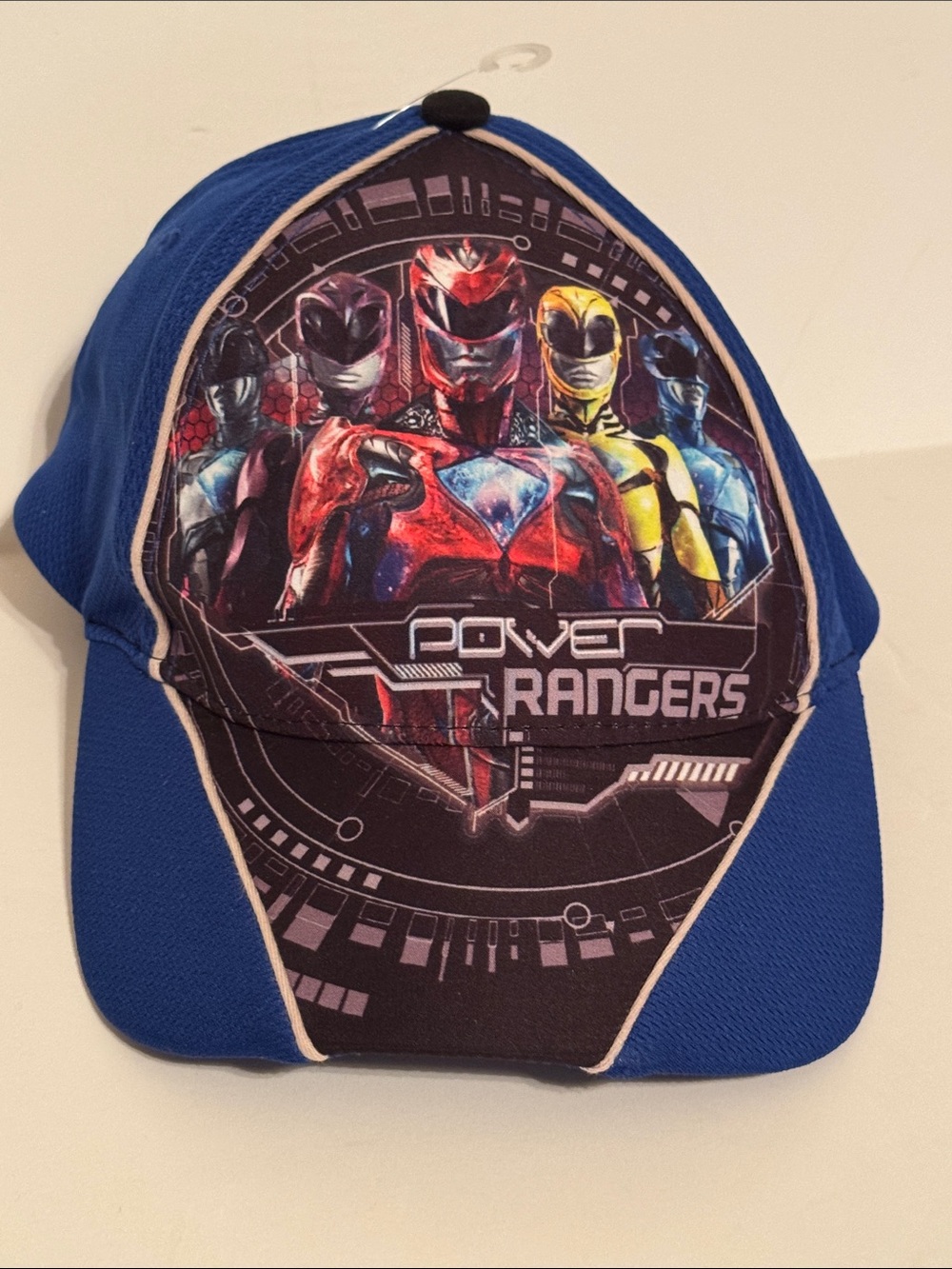 Power Ranger Kids Blue and Red Graphic Baseball Hat
